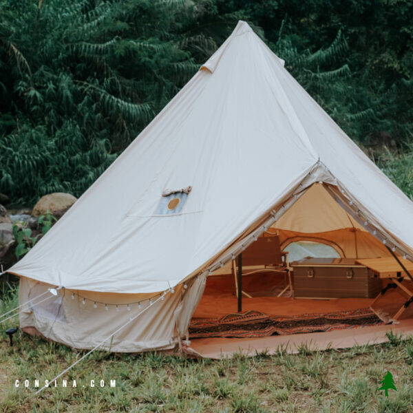 Consina Yurt Bell Tent 4m*4m Canvass Cotton Glamping Family