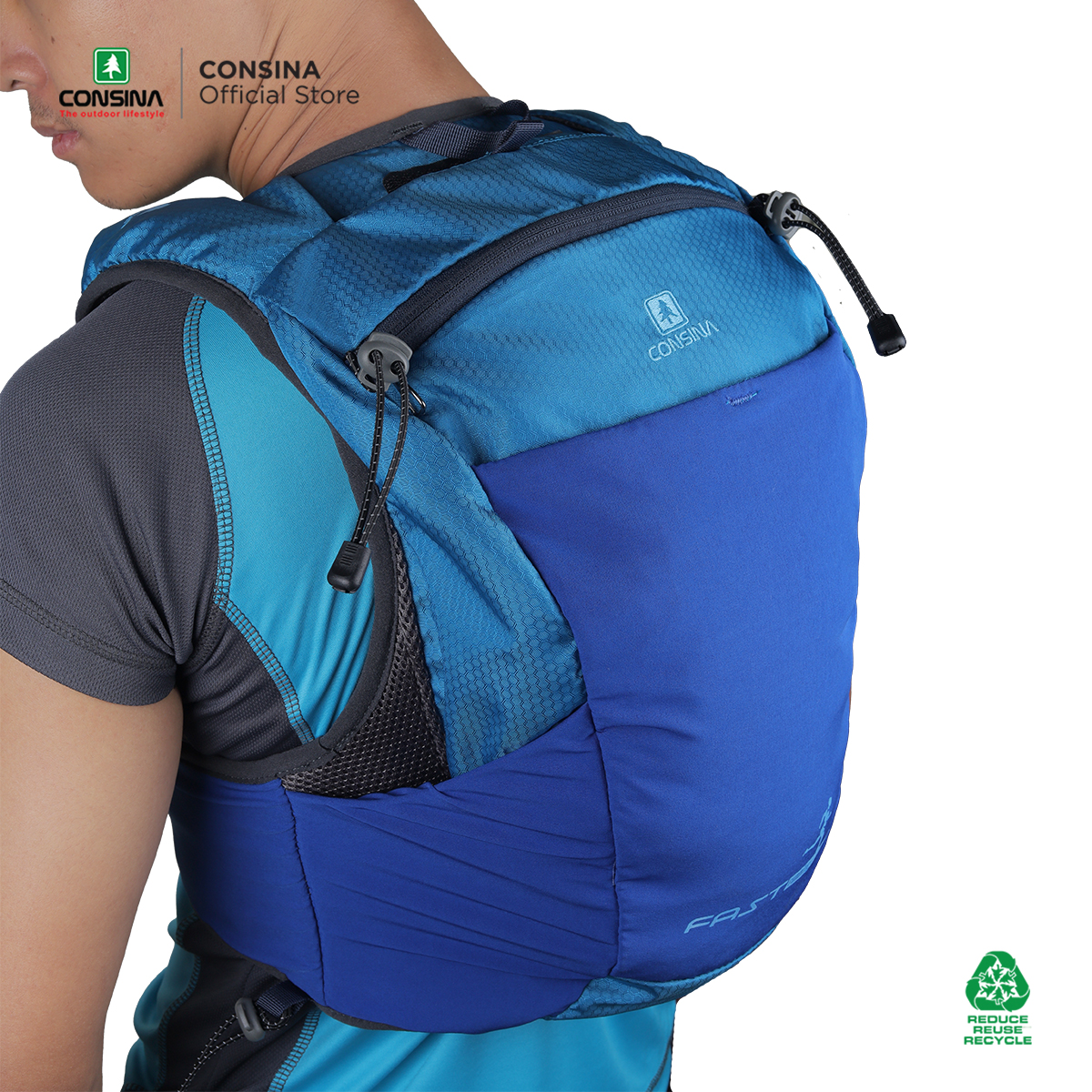 Consina Fast Run Vest Rompi Lari Hydropack Outdoor Gunung Trail
