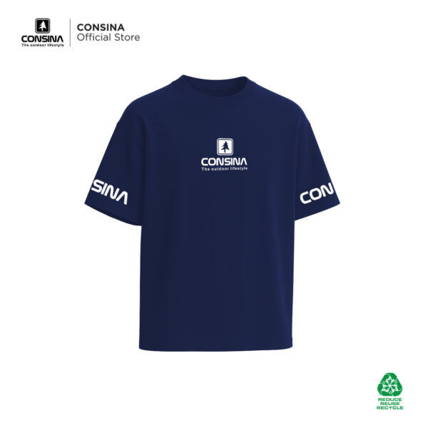Consina Oversize Block Logo T Shirt Kaos Outdoor Urban Outdoor Gunung | Cotton Carded