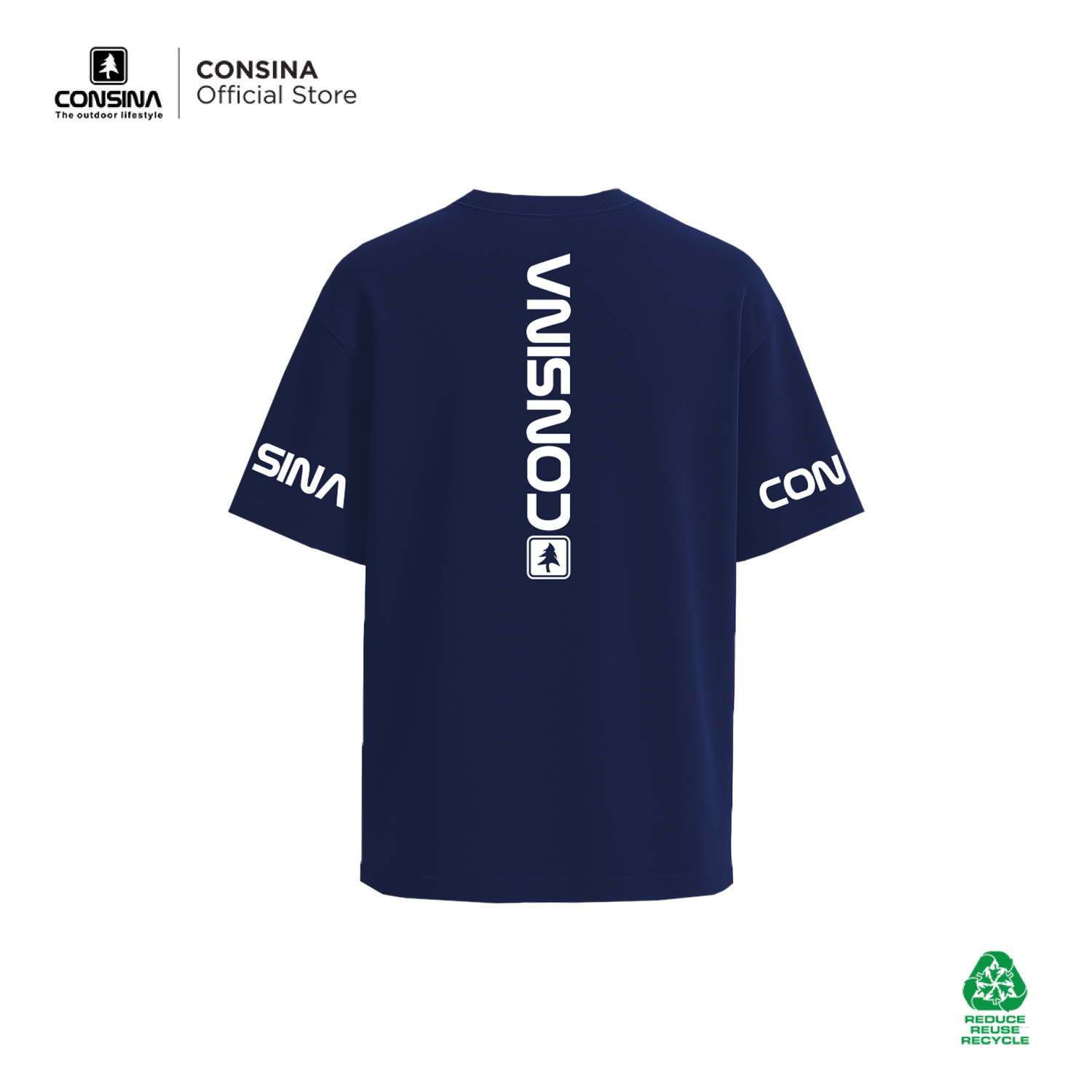 Consina Oversize Block Logo T Shirt Kaos Outdoor Urban Outdoor