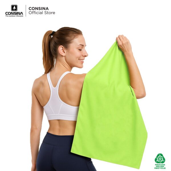 Consina Sport Towel Handuk Sports Microfiber | Running Outdoor Gym Hiking