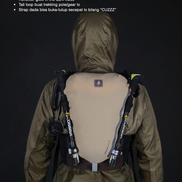Consina Speed Flex 12L Vest Rompi Lari Hydropack | Outdoor Gunung Trail Run Hiking Bike 