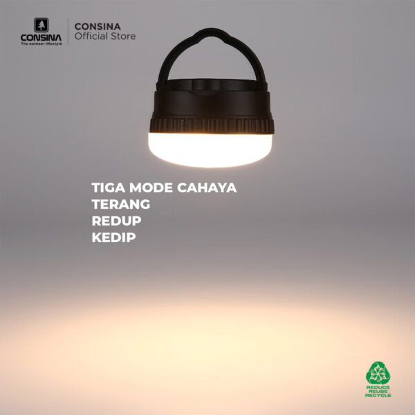 Consina Mini Camping Lamp C5898  Lampu Tenda Outdoor Hiking Gunung Mancing Rechargeable 
