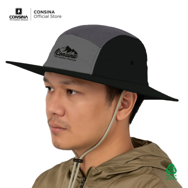 Consina Dessert Sun Hat Topi Outdoor Quickdy | Mancing Gunung Hiking Travelling 3 Panel