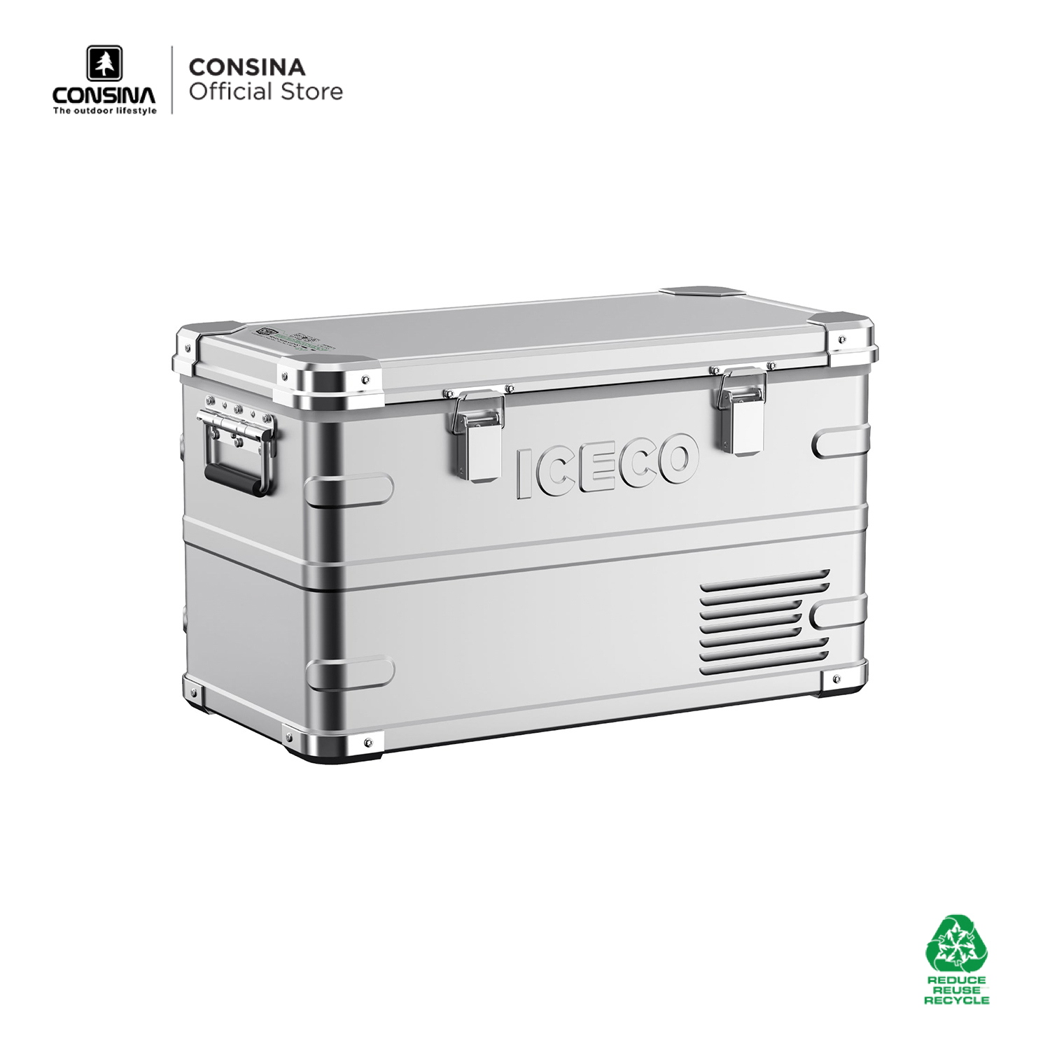 Consina Premium Fridge Kulkas Portable Tactical | Outdoor Camping Gunung Camper Van Road Trip