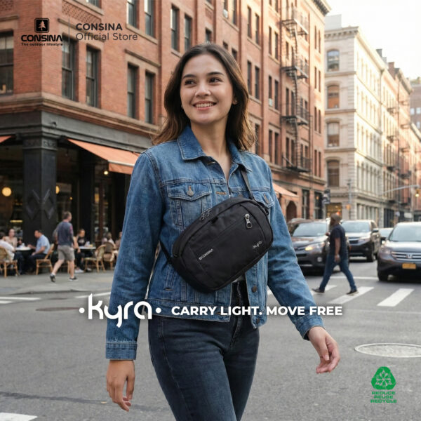 Consina Kyra Tas Selempang Sling Bag Outdoor | Gunung Hiking Urban