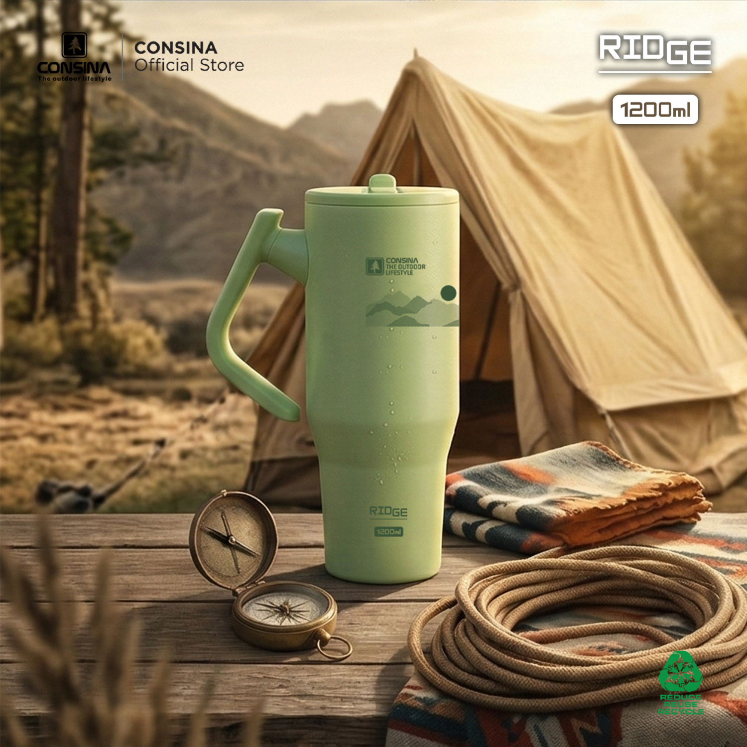 RIDGE OFFICE TUMBLER PREMIUM HOT & COLD 1200ML & 960ML